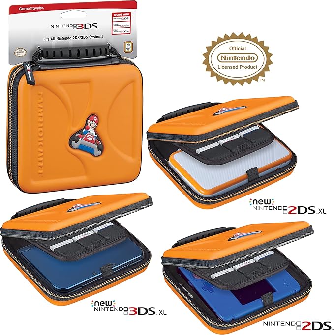 Officially Licensed Hard Protective 3DS Carrying Case Compatiable