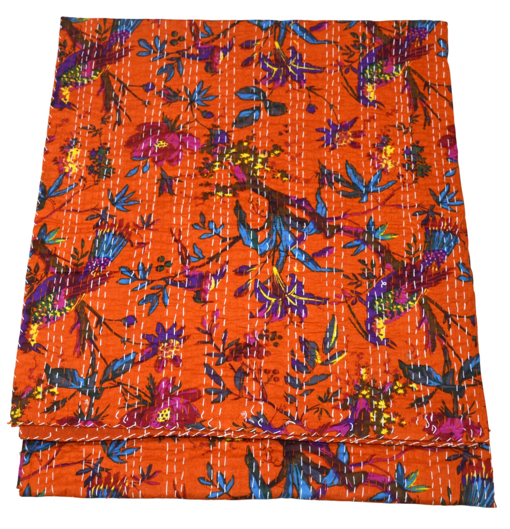 boho kołdry queen size bawełniana kołdra koc narzuta zestaw pościeli indyjski koc vintage kantha kołdra dwustronna pościel gudari jaipuri