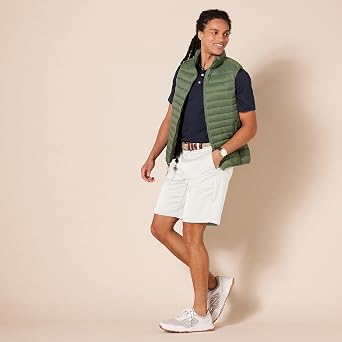 Amazon Essentials Men's Classic-Fit 9 Inseam Moisture-Wicking Golf Shorts, Functional Pockets (Available in Big & Tall)