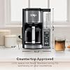 Cafetera Ninja Fresh Brew, jarra de vidrio de 14 tazas, acero inoxidable, CE451AMZ | Programable, preparación clásica y fuerte, depósito de agua extraíble de 70 oz, lotes pequeños, retardo de preparación de 24 horas, plato calentador ajustable 7