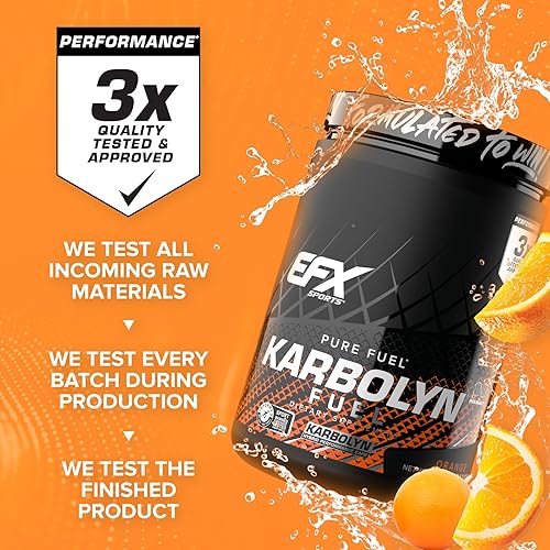 Miniatura 122 de EFX Sports Karbolyn Fuel | Polvo de carbohidratos de rápida absorción | Carga de carbohidratos, energía sostenida, recuperación rápida, sin