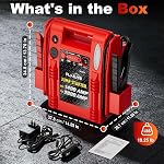 2800A/1400A Heavy Duty 12V/24V Jump Starter & Battery Booster – FlyAuto Car Jumper, Jumper Pack, Lead-Acid Emergency Power to Start Car, Trucks, SUVs, Boats, RVs