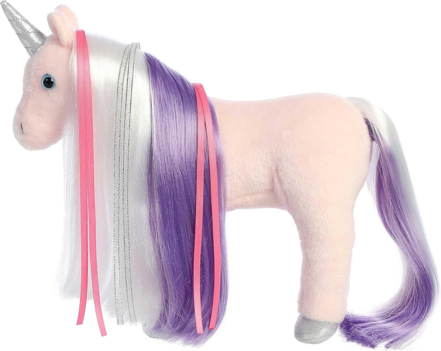 Aurora® Exquisite Breyer® Mane Event Starlight Unicorn Stuffed Animal - Realistic Detailing - Imaginative Play - Pink 12 Inches