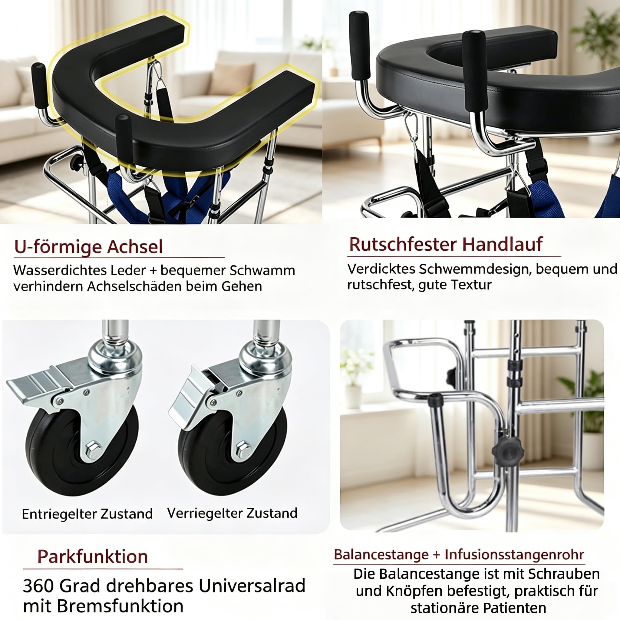Walking Mobility Aid chodzik, 150-180 cm chodzik, B