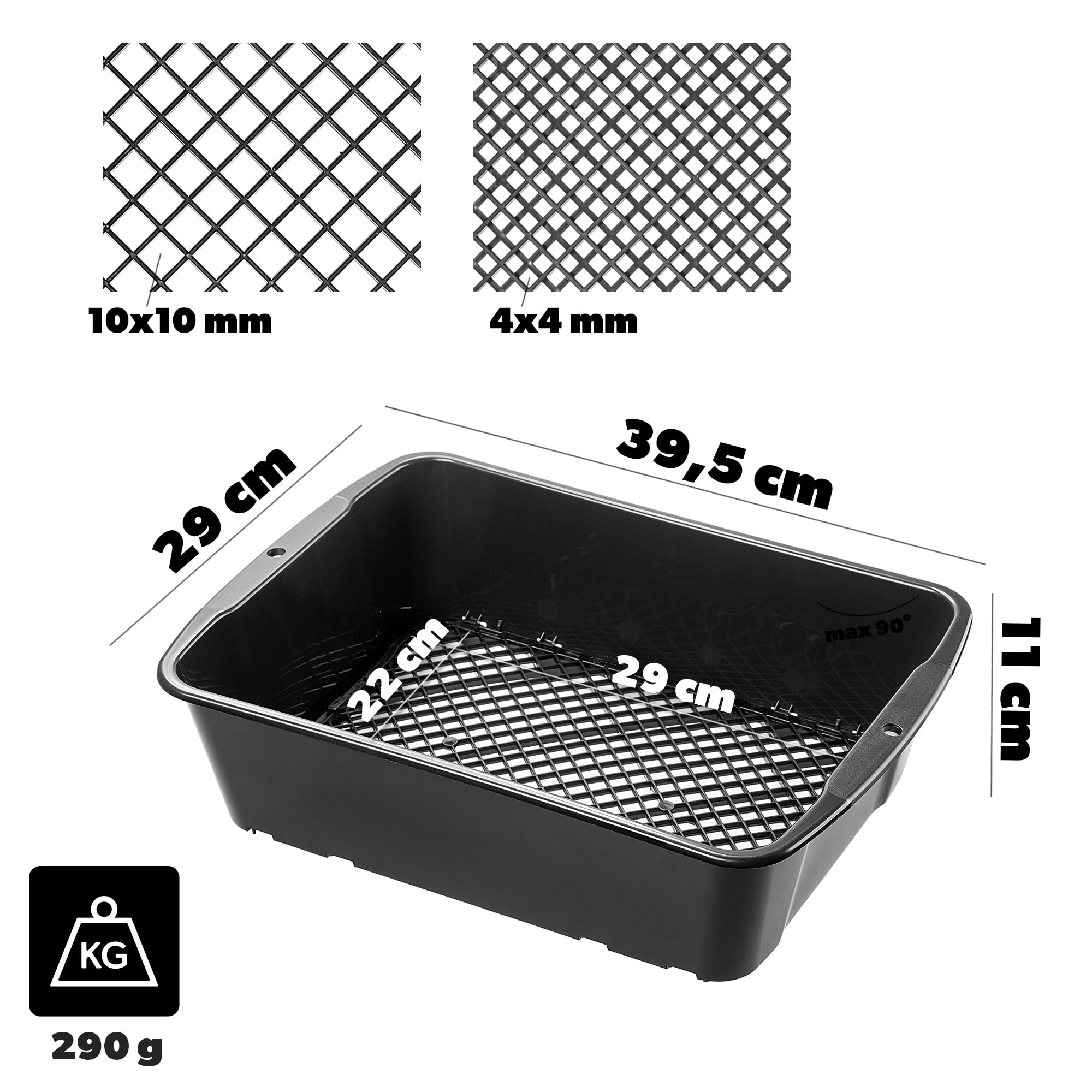 Setaccio Da Giardino UPP 2 In 1 - Maglie Intercambiabili 4mm/10mm, Per Terriccio E Sabbia - Foto 5