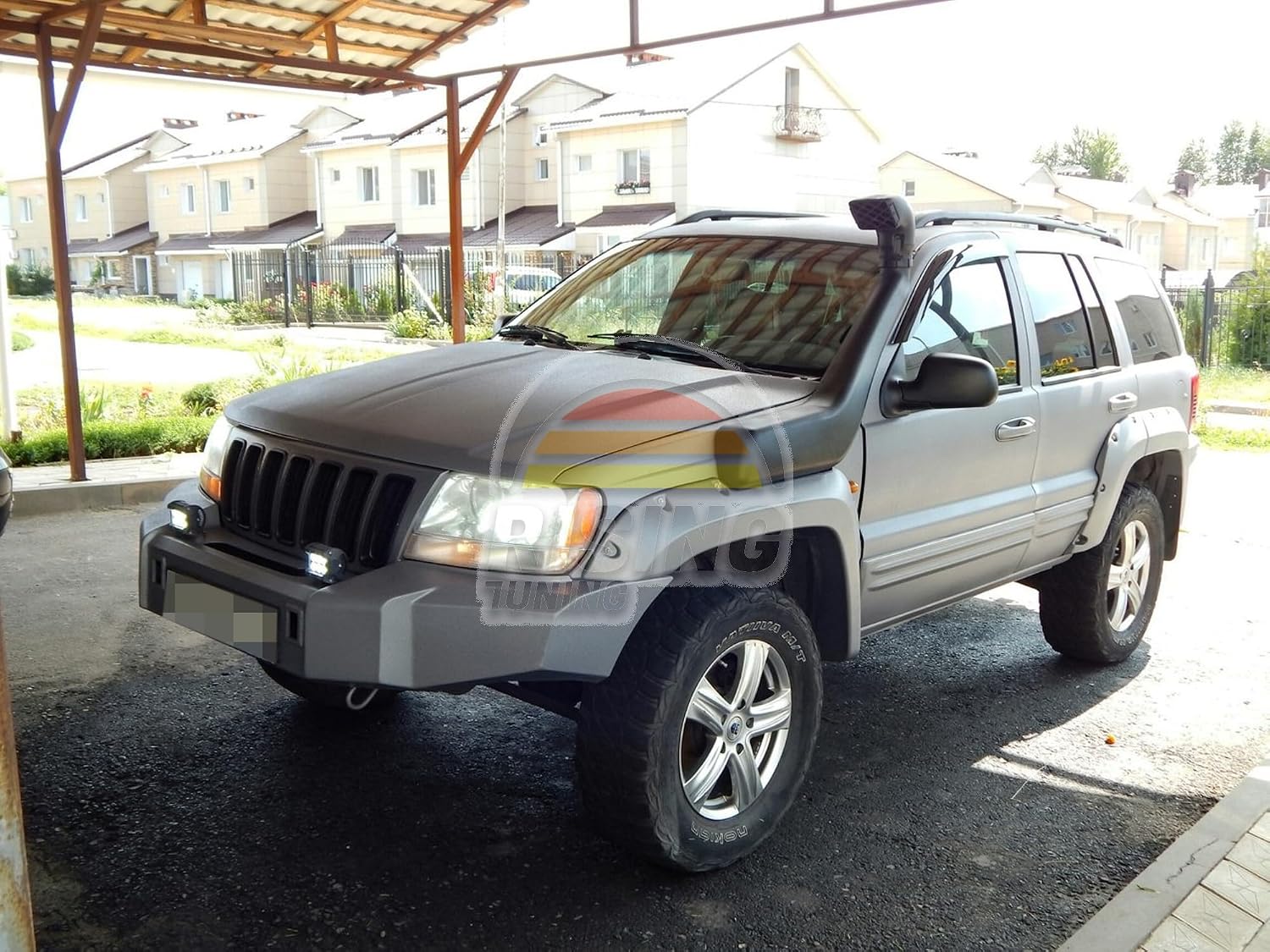 RisingTuning Auto Snorkel Kit Compatible with Jeep Grand Cherokee 2 WJ, Power Tech 4.7L V8 EVA, EVC, 4.0L I6 ERH, Air Ram Intake Snorkel Kit