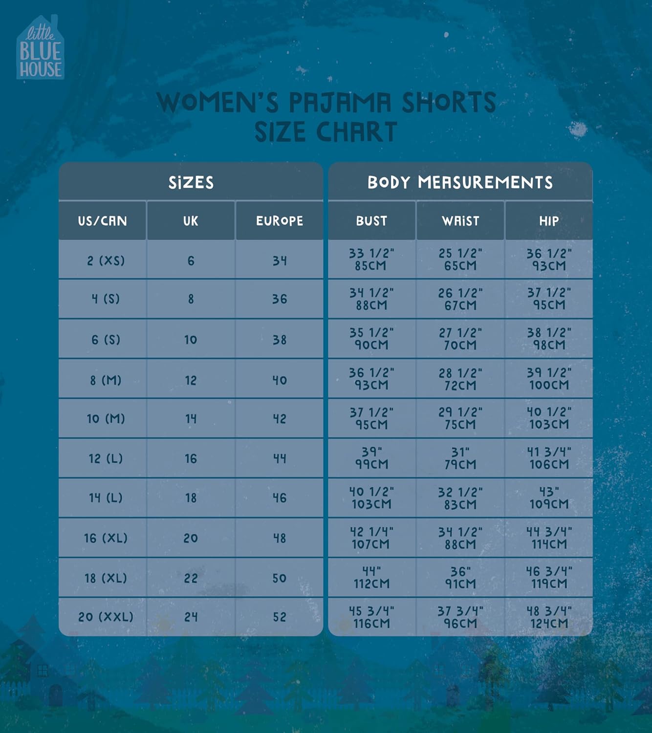 Little Blue House womens Pajama Shorts - Image 5