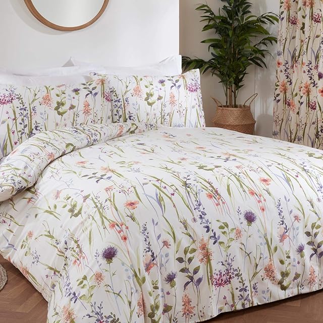 Sundour Hampshire Multi King Size Duvet Cover Set Bedding Bed Set Bed Linen