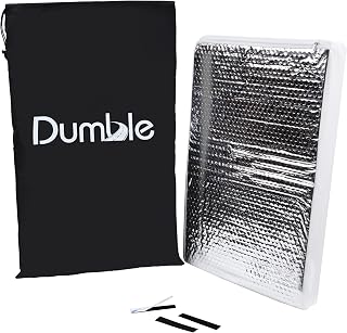 Dumble RV Skylight Insulator - 23 x 15in RV Vent Cover with Insulation for Campers and RVs Skylights and Shower Vents