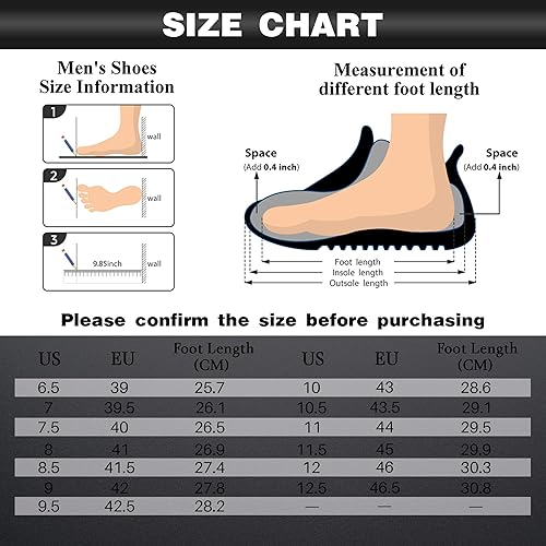 Miniatura 6 de OUXX Botas de trabajo para hombre, con puntera de acero deslizante, de cuero, impermeables, antideslizantes, a prueba de pinchazos, antiestáticas,