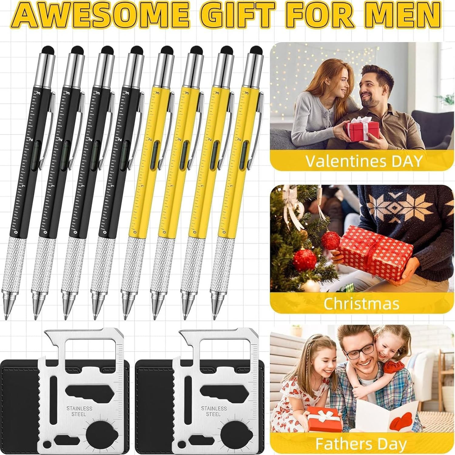 Versatile 6 in 1 Multifunctional Screwdriver Tool Pen Compact Set Suitable for Travel and Everyday Repairs Various Tasks Ergonomic Pen
