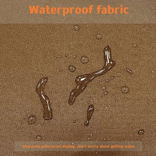 Miniatura 4 de Cojín mecedor de ratán, 47 x 23 pulgadas, cojín para silla mecedora para exteriores, respaldo alto, para silla reclinable, mecedora, silla plegable