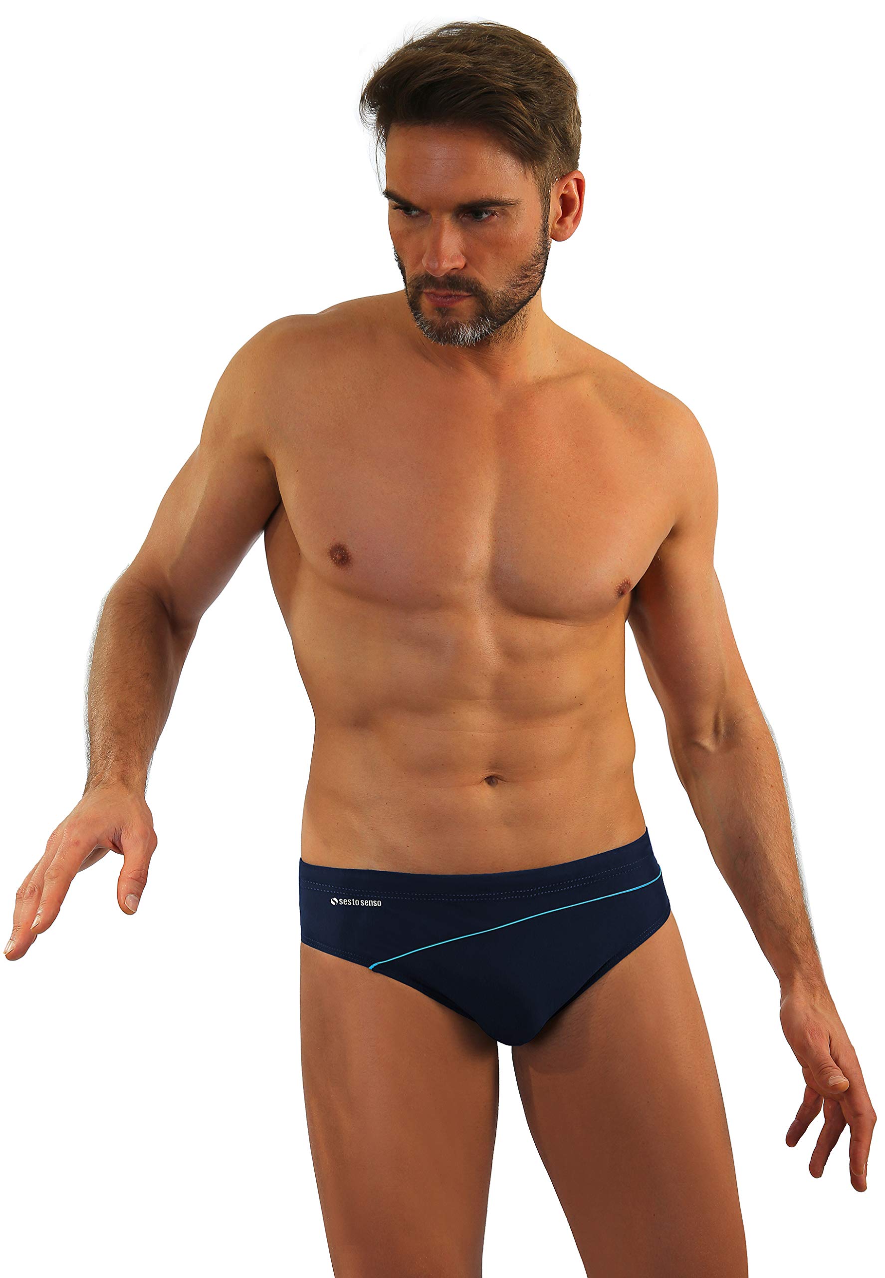 Sesto Senso Maillot de Bain Homme Boxer Trunks Shorts Pantalon Tailles M à 4XL Slips Natation Sport