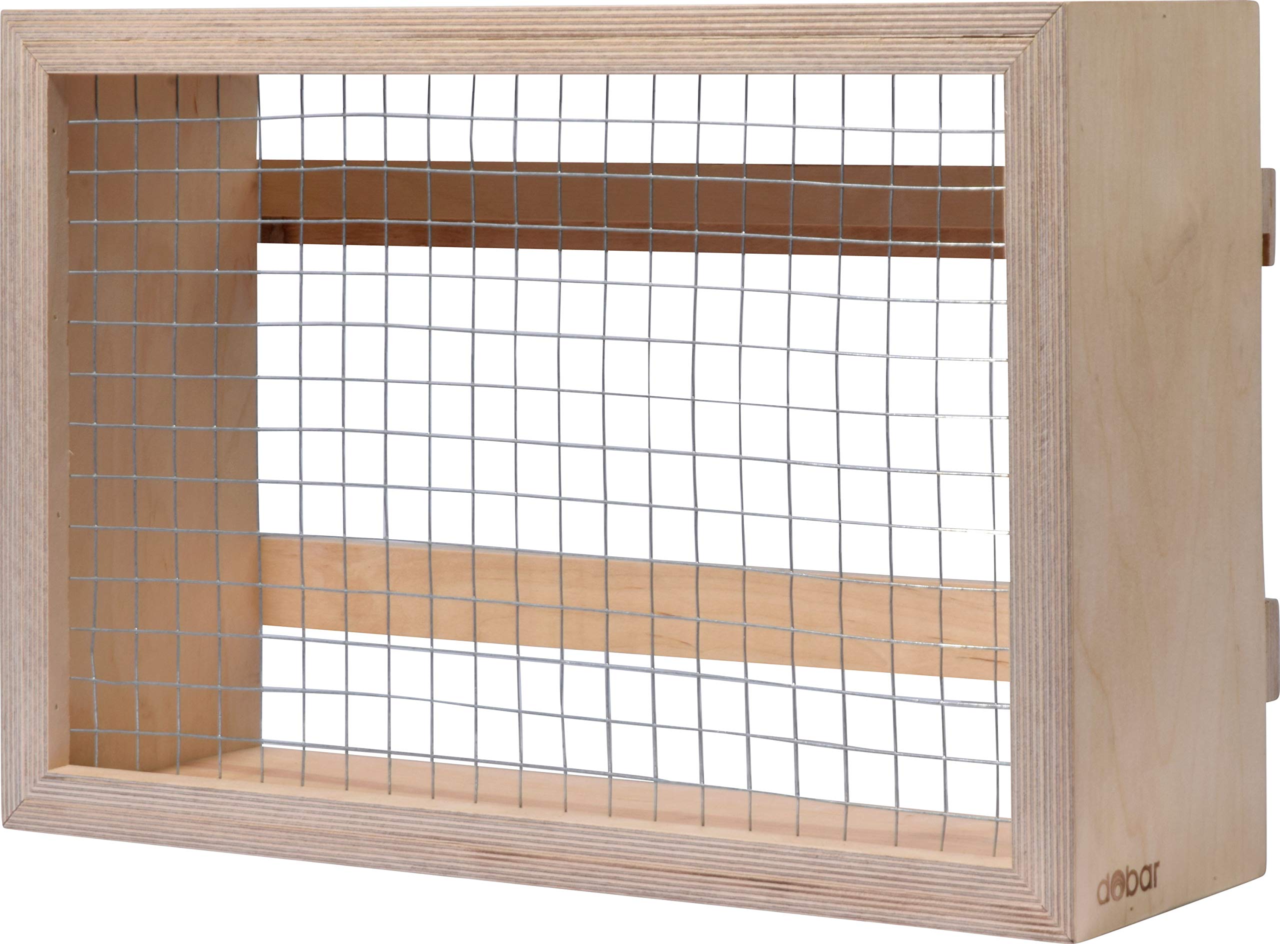 LUXUS-INSEKTENHOTELS 28410e Großes Profi-Wildbienenhotel - Wildbienen-Nisthilfe Holz - Insektenhotel mit Schutzrahmen - Wildbienenhaus Buchenholz Papierröllchen - 45 x 15 x 31 cm