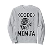 Code Ninja Programming Ninjas Shinobi Ninjutsu Programmer Sweatshirt