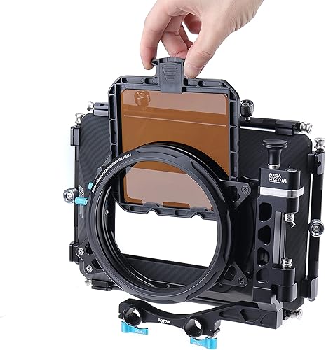 Miniatura 7 de Fotga - Filtro cuadrado de densidad neutra de vidrio óptico de 4 x 4 pulgadas, ND8 filtros ND completos para soporte de caja mate Swing Away (ND8)