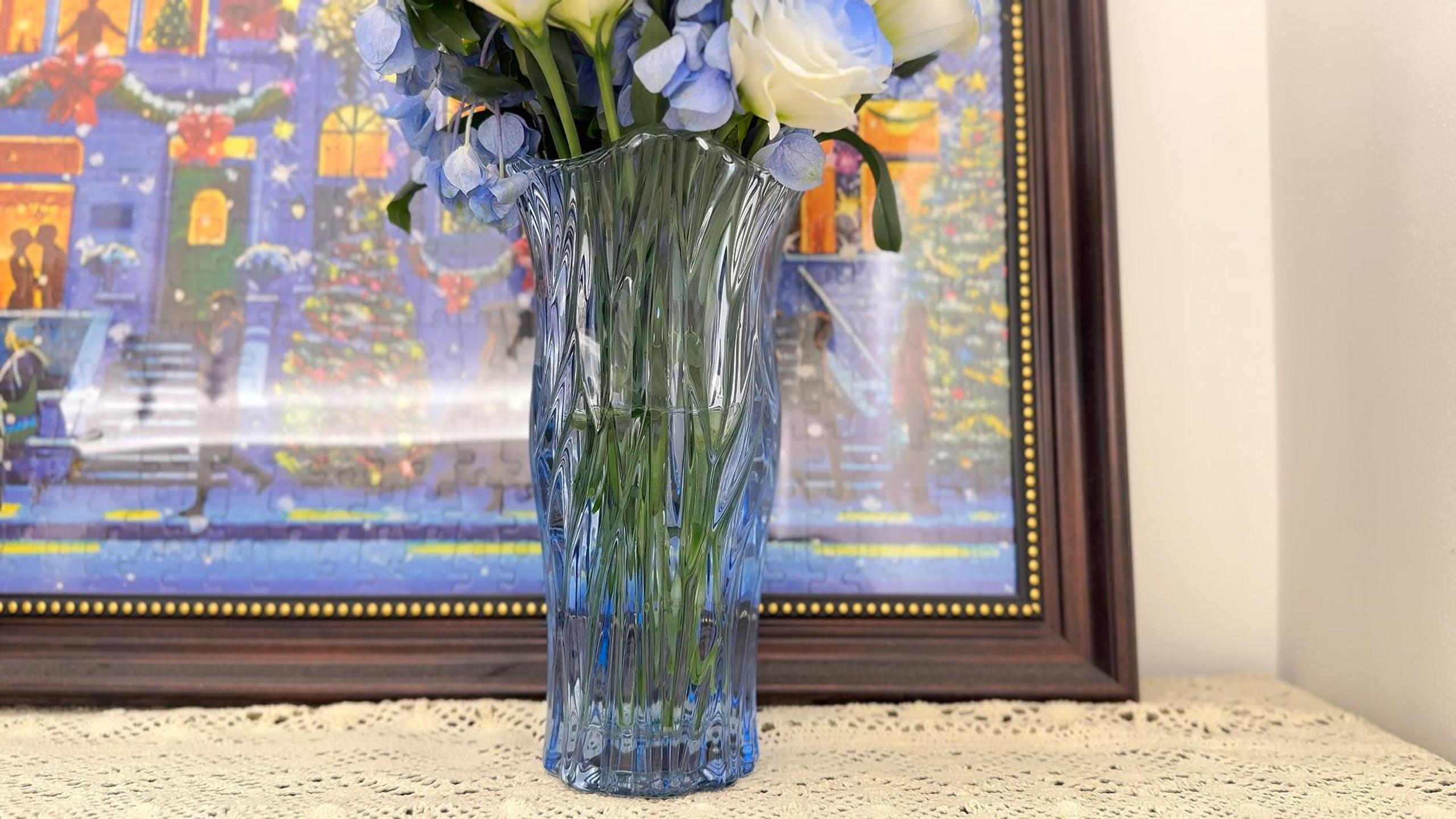 花瓶・フラワースタンド Crystal glass vase 81vbrM4Ke5L.jpg