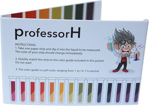 Miniatura 2 de Tiras de prueba de pH de tornasol | (pH 1-14), indicador universal, 2 paquetes de 100 tiras. Prueba y sigue tu agua, dieta, saliva, piscina,