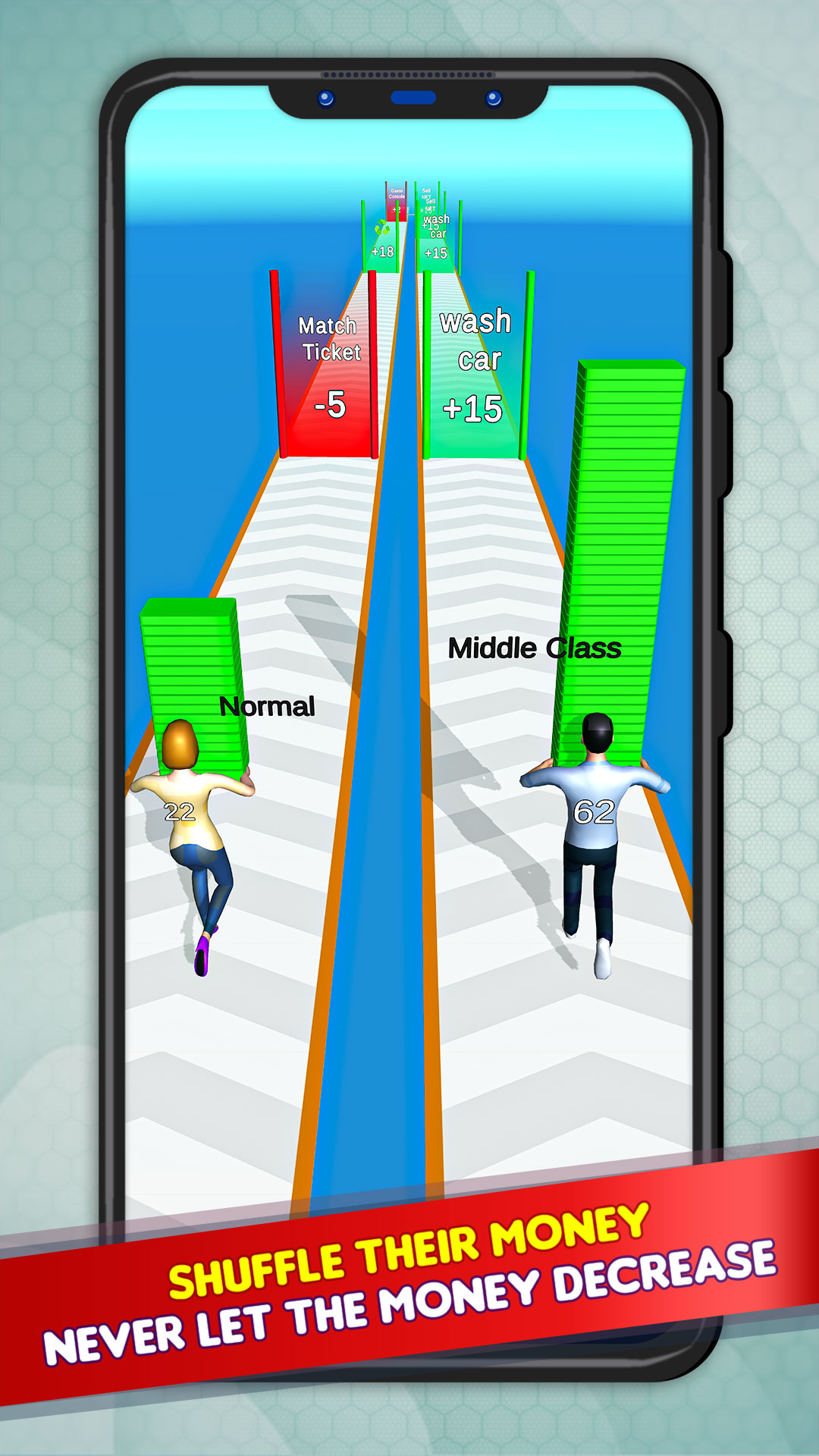 Couple Money Run 3D Love Race: Money Shuffle Bestie Life Adventure Runner  Game - App on Amazon Appstore