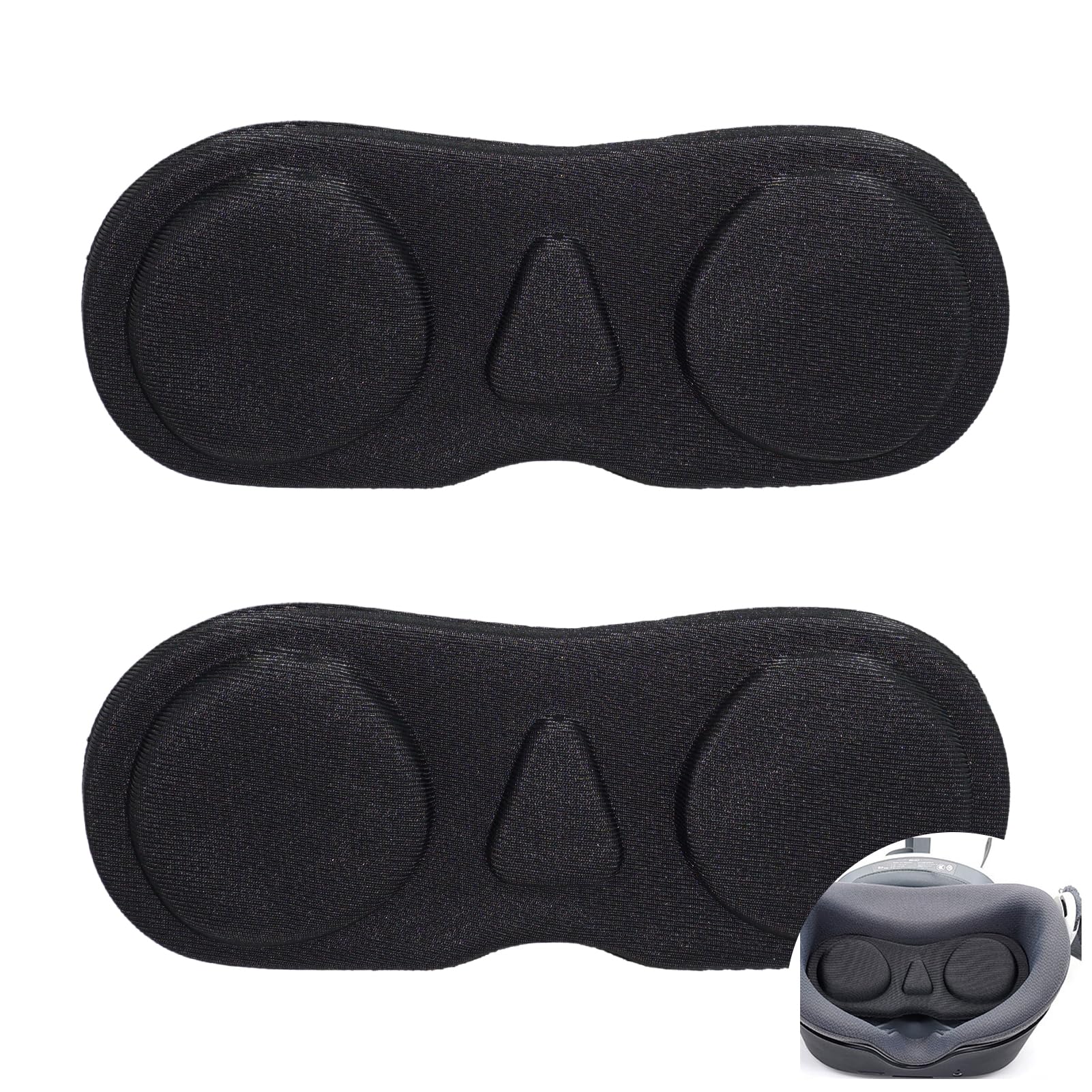 2 unidades de protección de objetivo VR compatible con Meta Quest 3S, Quest 3, Quest 2, Oculus RiftS, Valve Index, PICO, espuma premium, protección contra polvo y arañazos VR Lens Cover
