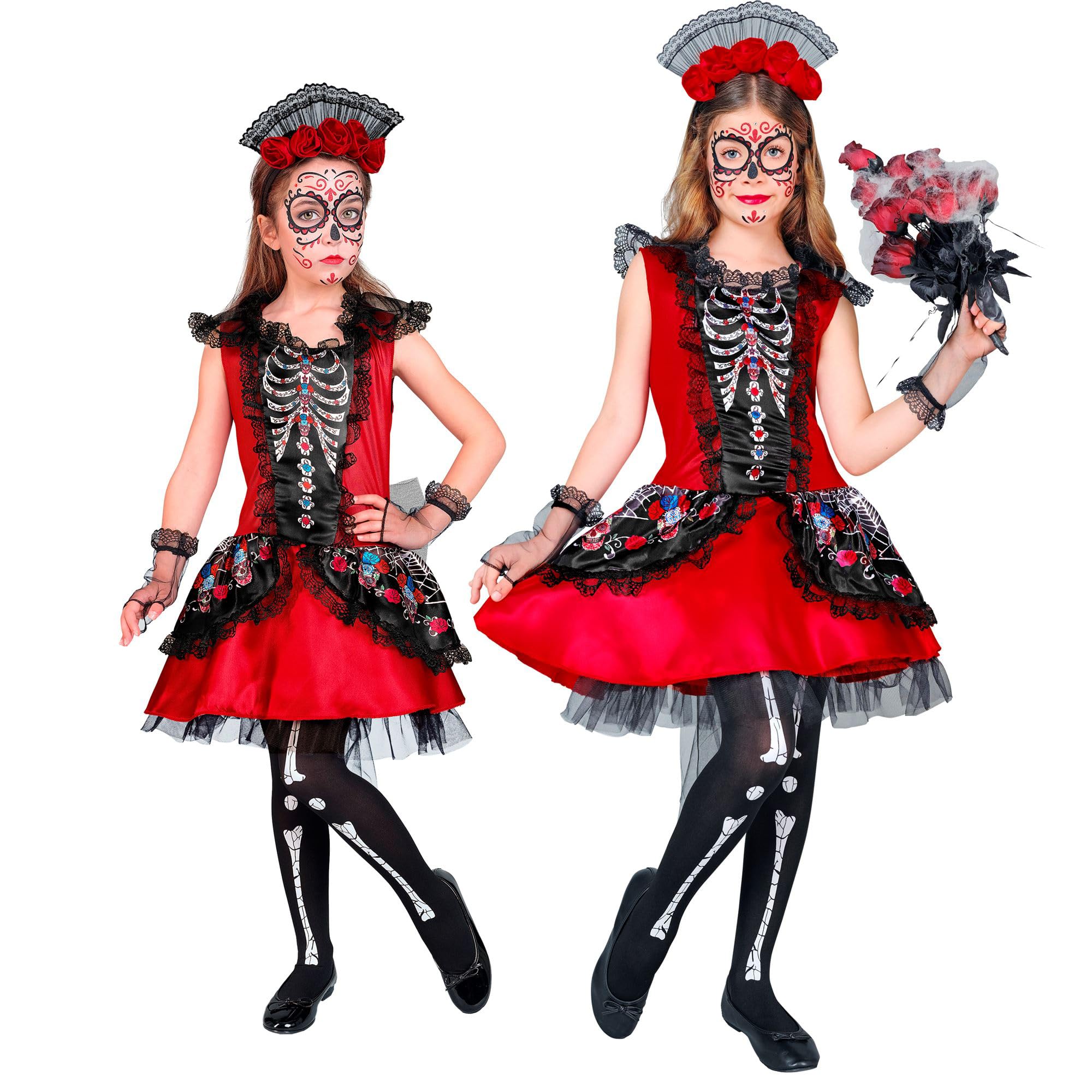 WIDMANN 07818 costume MUJER DIA DE LOS MUERTOS 11/13#0781