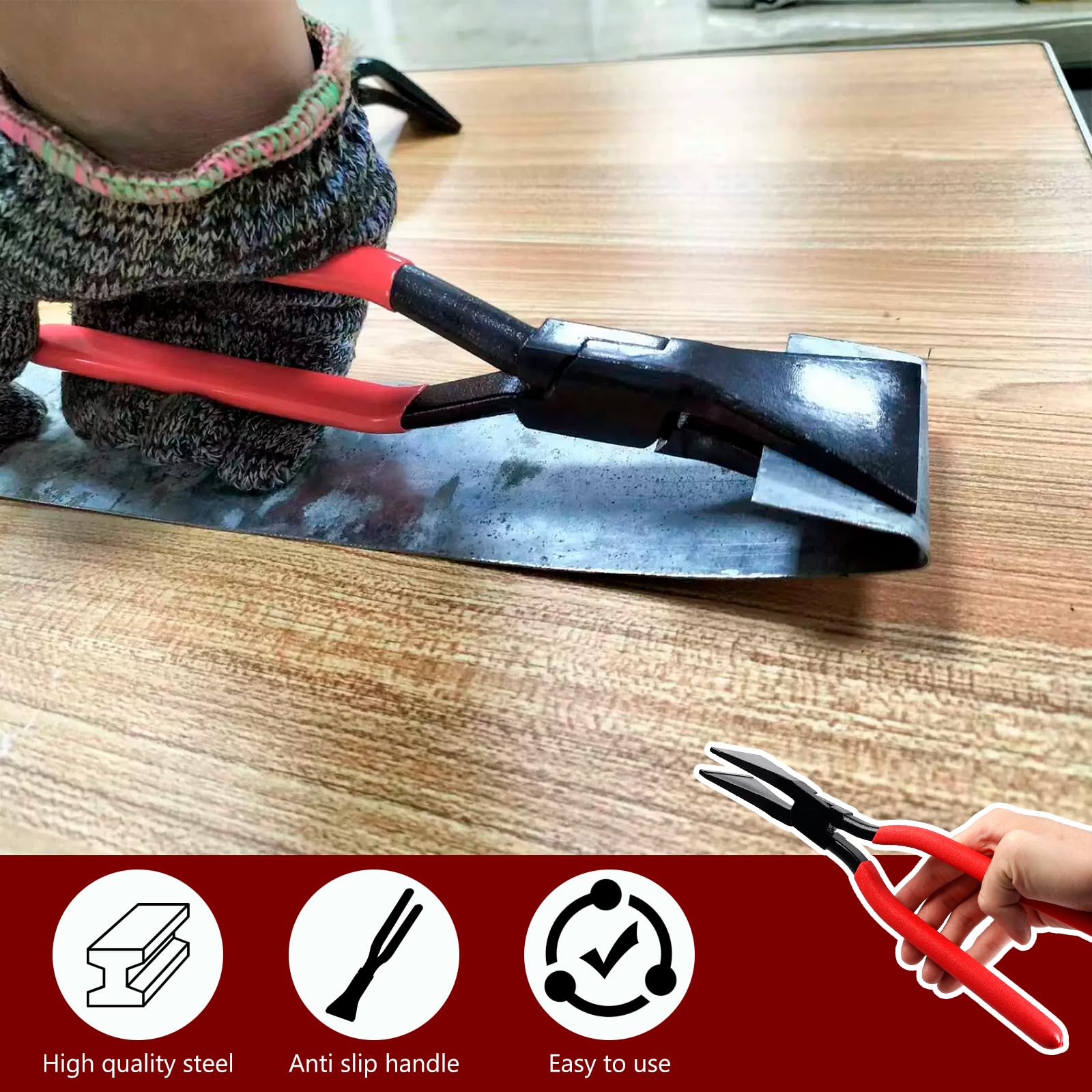 Pinze A Becchi D'Ago 200 Mm - Con Molla E Impugnatura Morbida | Per Elettronica