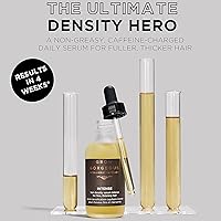 Vista 8 de Grow Gorgeous Density Serum Intense - Vegan Hair Serum with Caffeine, Red Clover and Peptides for Thinning Hair and Hair Loss. Cruelty Free Hair