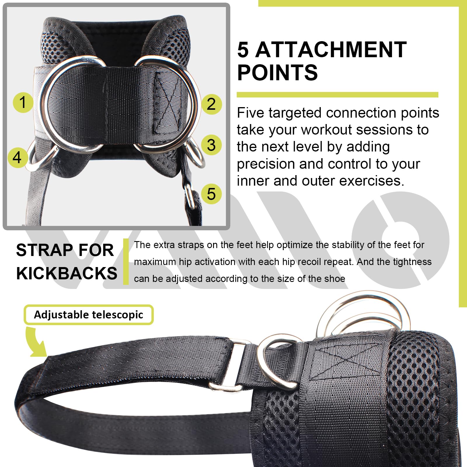 Amazon.com : VAIIO Adjustable Comfort fit Neoprene, Ankle Straps