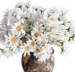 Light Peach Spider Gerbera Daisies Silk Flowers Real Looking Artificial Flowers Home Decor 16 5 6 Stems Fiveseasonstuff