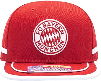Fan Ink Bayern Munich Offshore Adjustable Snapback Soccer Hat Red/White