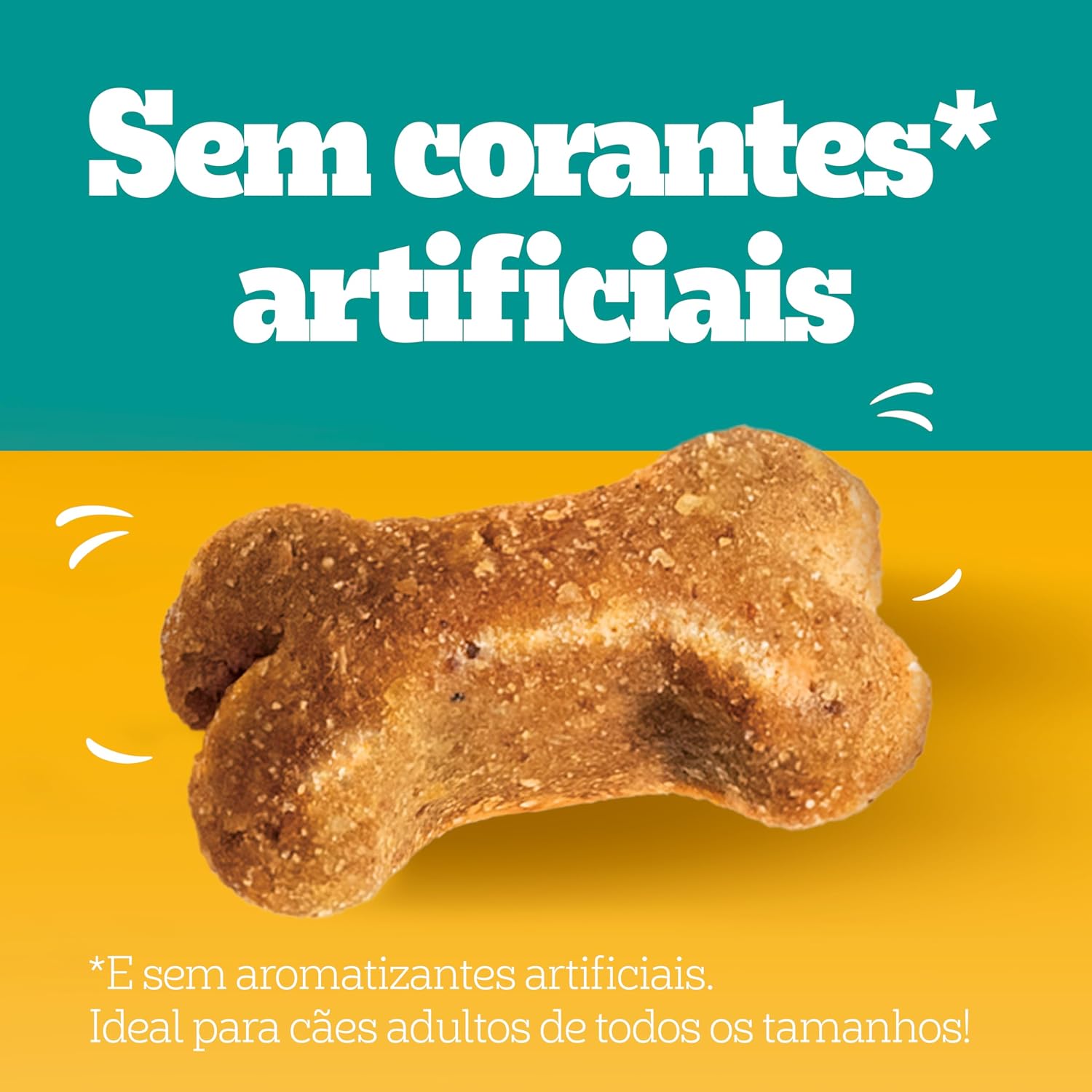 Petisco Pedigree Tasty Bites para Cães Adultos Sabor Frango Saboroso 80g