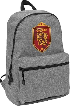 LOGOVISION Harry Potter Gryffindor Plaid Sigil Lightweight Backpack for Work School Daily Use Packable for Travel