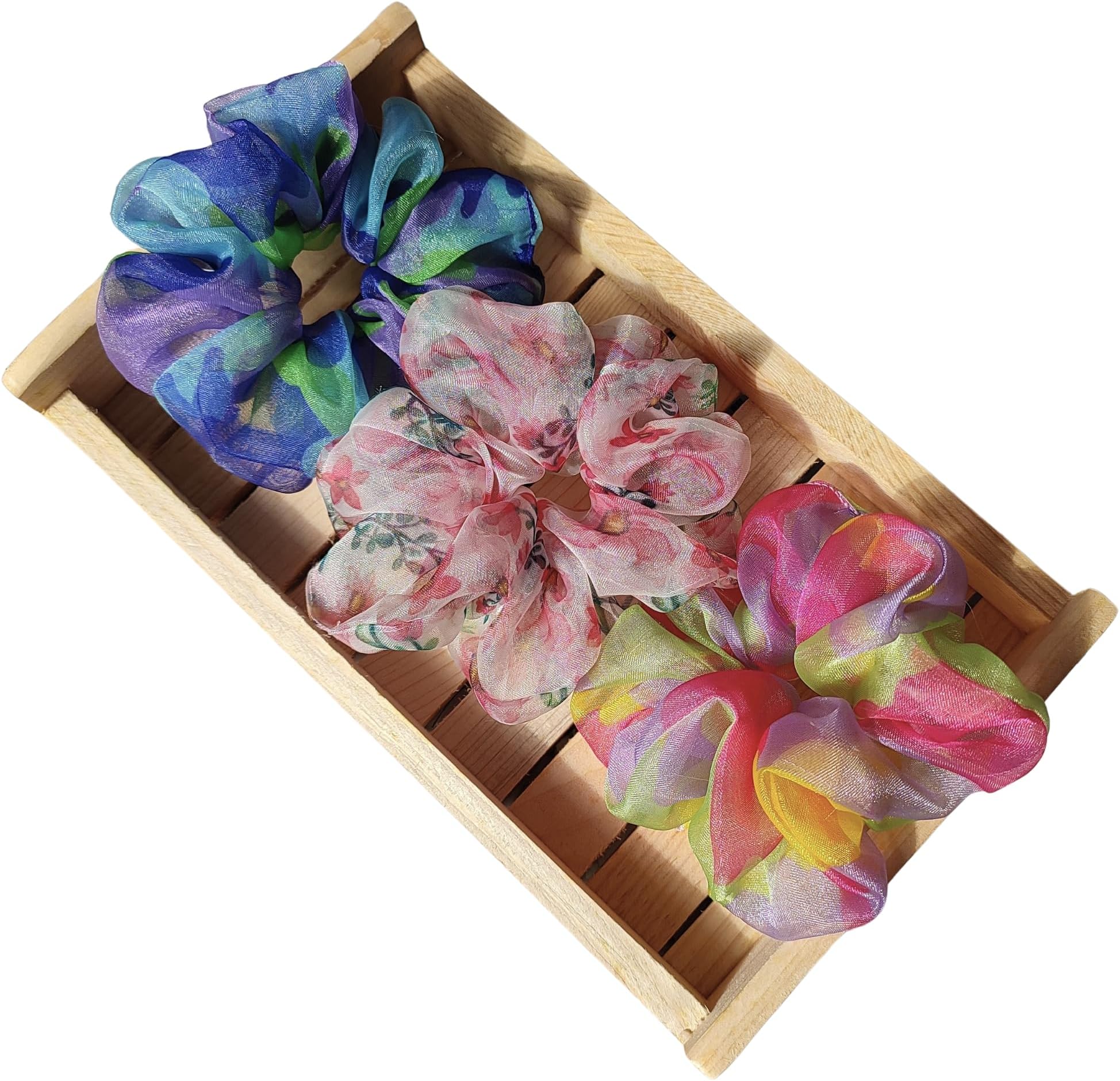 Premium gift scrunchies for girl, women hairband, unique texture