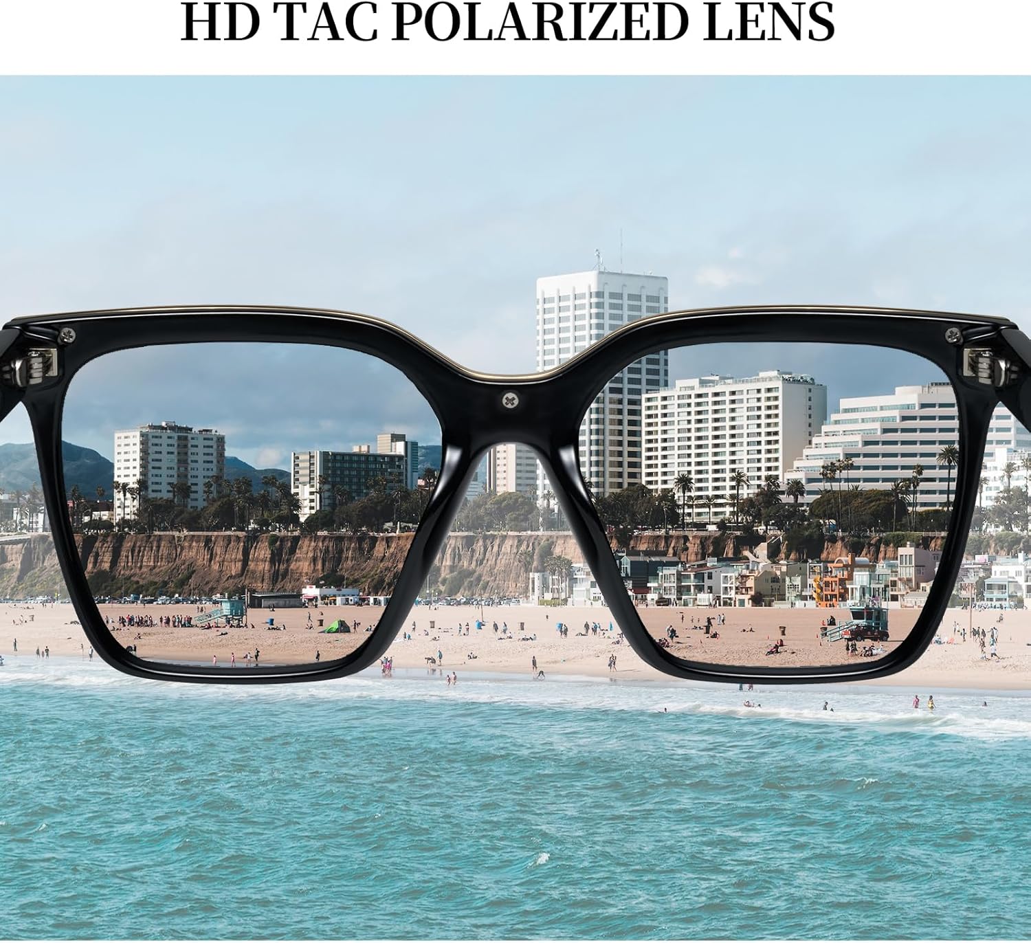 mosanana Square Trendy Polarized Oversized Sunglasses for Women Men 2025 UV400 MS52367 - Image 7