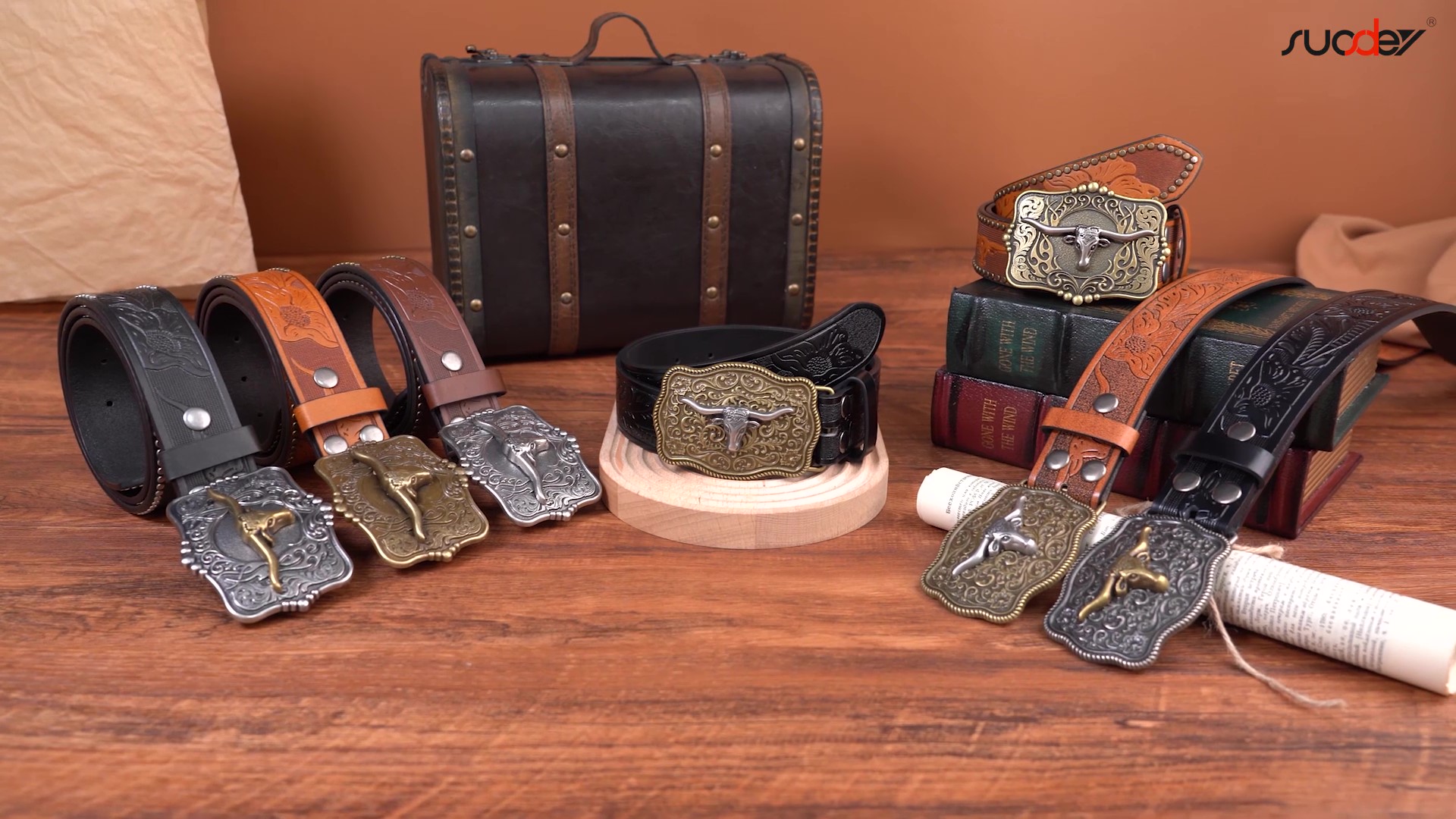 Amazon.com: SUOSDEY Women Western Leather Belt, Cowboy 