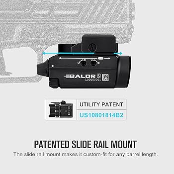 OLIGHT(オーライト）Baldr S ウェポンライト 800ルーメン Amazon.com: OLIGHT Baldr S 800 Lumens Compact Rail Mount
