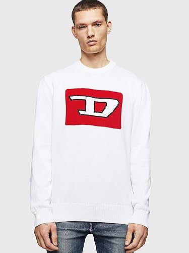 DIESEL ビッグロゴ　ウールニットXL DIESEL（ディーゼル）の「メンズ ニット ロゴ（ニット/セーター