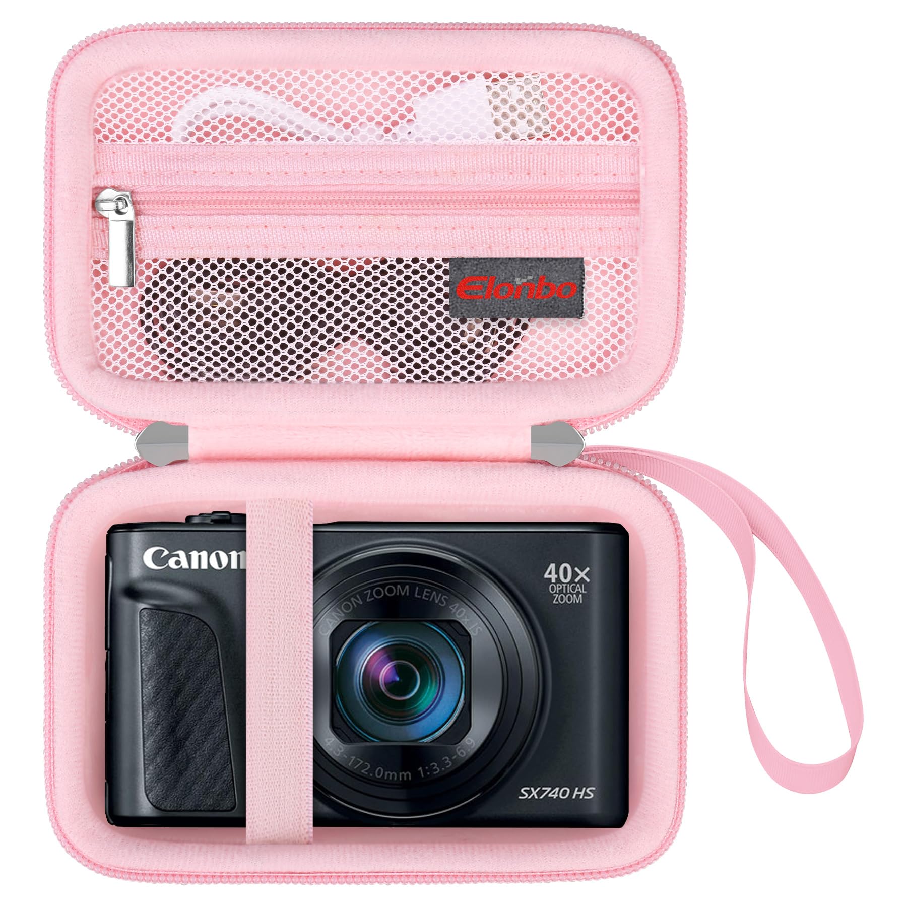 Elonbo Carrying Case for Canon Powershot SX740 HS/ SX730 HS/SX720 HS Camera