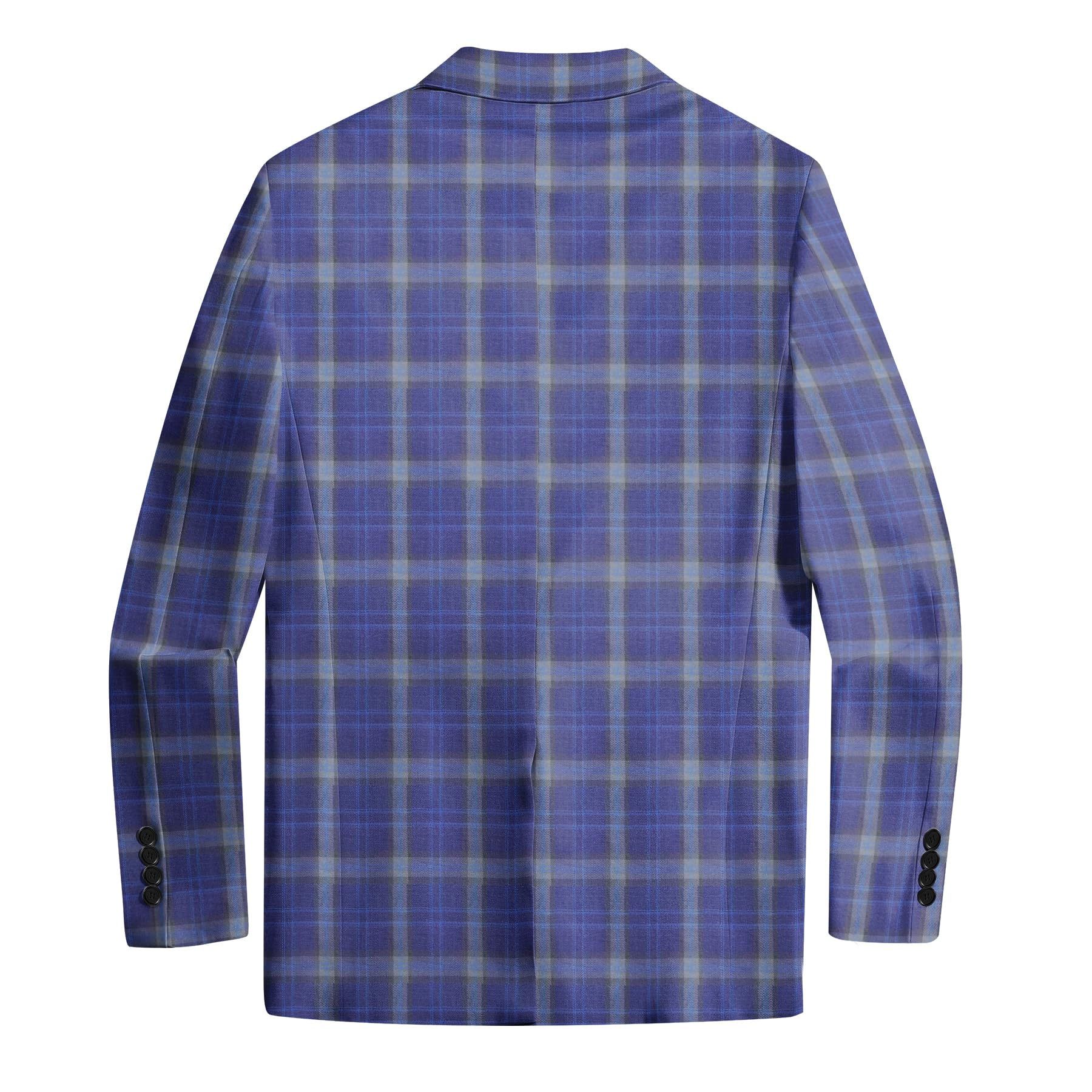 Allthemen Męska marynarka w kratkę, krój slim fit, elegancka marynarka, nowoczesny krój, na wesele