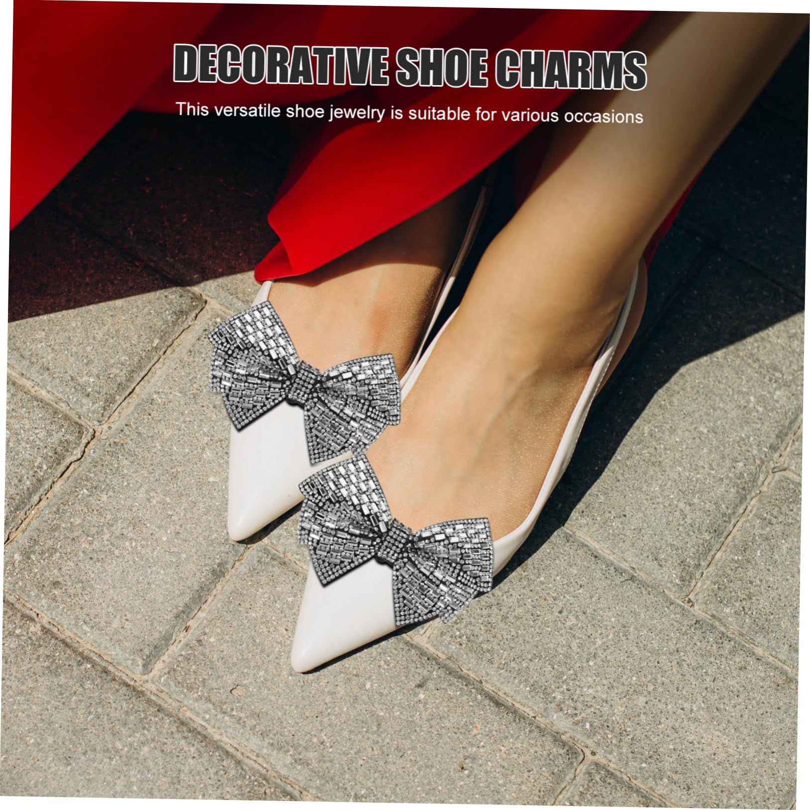 GALPADA fiore scarpa fiocco abbellimento delle scarpe decorazione della scarpa staccabile accessori per scarpe decorazioni per scarpe ciondoli per scarpe da donna fascino alto
