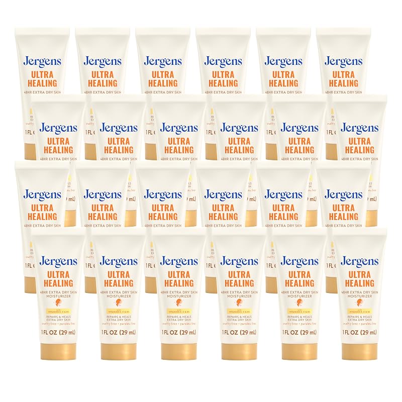 Loção corporal Jergens Ultra Healing, 30 mL, pacote com 24