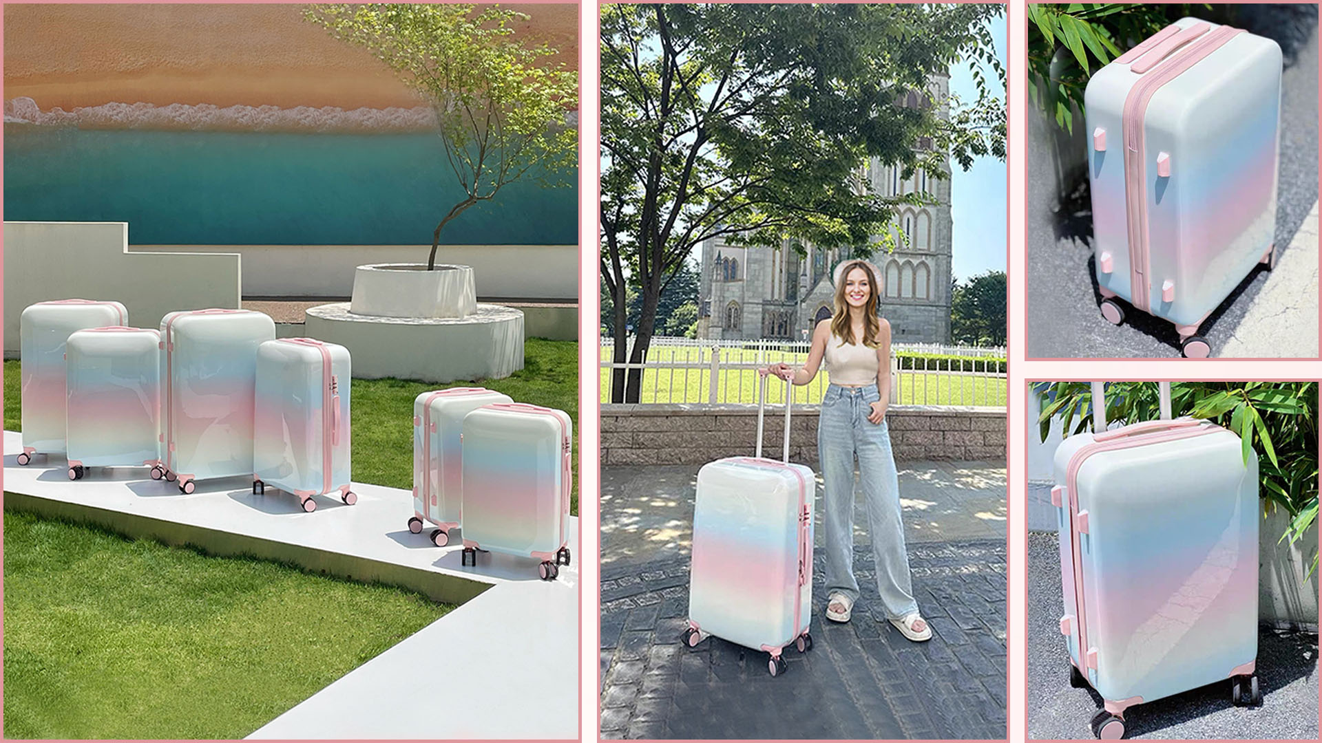 Amazon.com: Merax 20 Inch Carry On Luggage with Wheels Top Opening