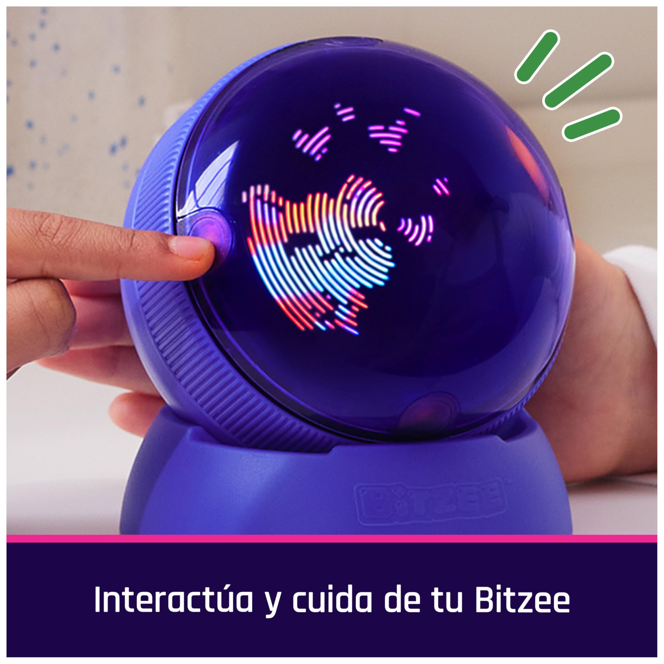 Bitzee - Mascota Digital Hamster Ball - Mascota Virtual con 20 Hamsters - Mascota Interactiva Que Rueda y Reacciona al Tacto con Interacciones y Sonidos - Juguetes Niños 5 Años +