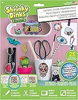 Vista 5 de Just Play Shrinky Dinks Ruff n’ Ready Creative Pack, 25 Frosted White Sheets, Kids Arts and Crafts Activity Set, Kids Toys for Ages 6 Up