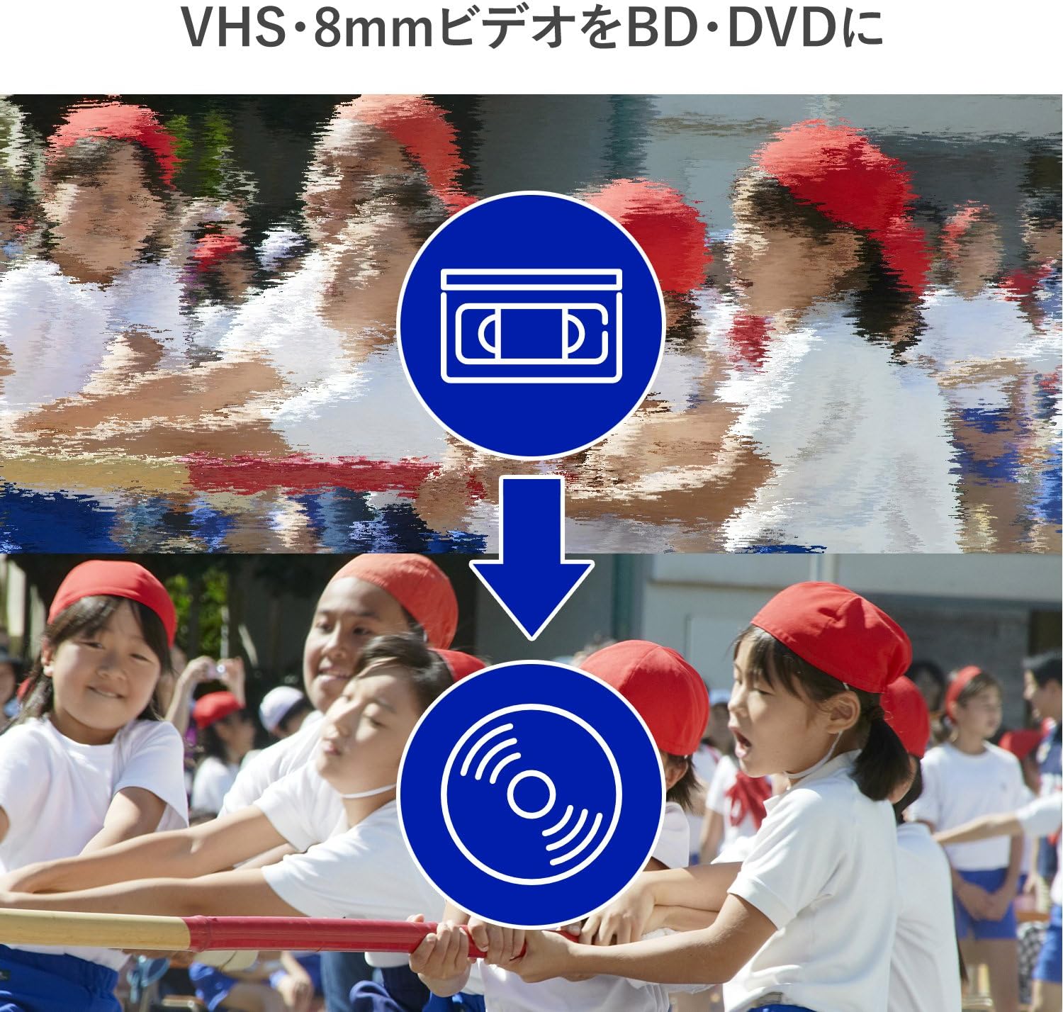 アイ・オー・データ IO Data Video/VHS 0.3 inch (8 mm) DVD/Blu-Ray Dubbing Computer Capture Video Capture Anareko Japanese Manufacturer GV-USB2/HQ