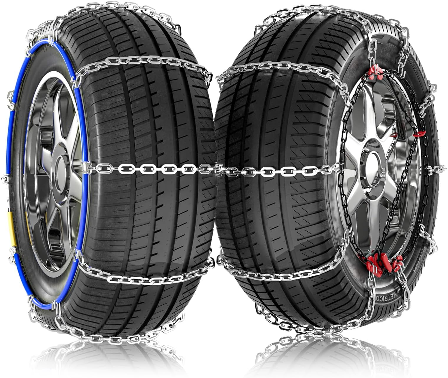 Barbella Tire Traction Chain Snow Chains for Car, Upgraded
