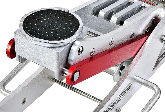 Power Zone 680061 3-Ton Aluminum Hydraulic Racing Jack, Lift Range: 3-3/4 to 19-5/16,Silver,680061-A