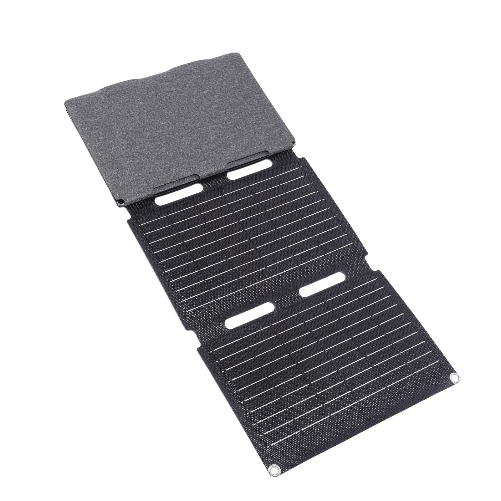 SUNGOOYUE Składana Przenośna ładowarka z Panelem Słonecznym 120 W z Ogniwami Monokrystalicznymi ETFE i aluminiową ramą Podwójne USB C PD Szybkie ładowanie Do Pieszych Wędrówek Kemping RV Do Użytku