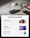 INIU Batterie Externe, Petit 45W Charge Rapide 20000mAh Power Bank avec USB C Câbles Intégrés, Autorisé en Avion, Essentiels de Voyage, Portable Batterie pour iPhone 17 16, Samsung, Xiaomi, iPad etc - 6