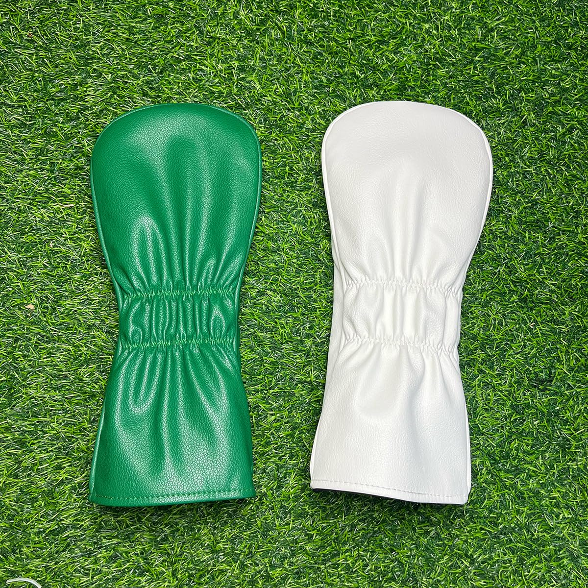 Mr. President - Funda para cabeza de golf, poliuretano duradero, color blanco y verde